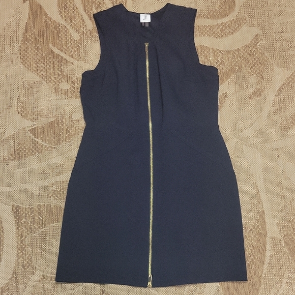 Julia Jordan Blue Dress with Gold Zipper - Picture 1 of 3
